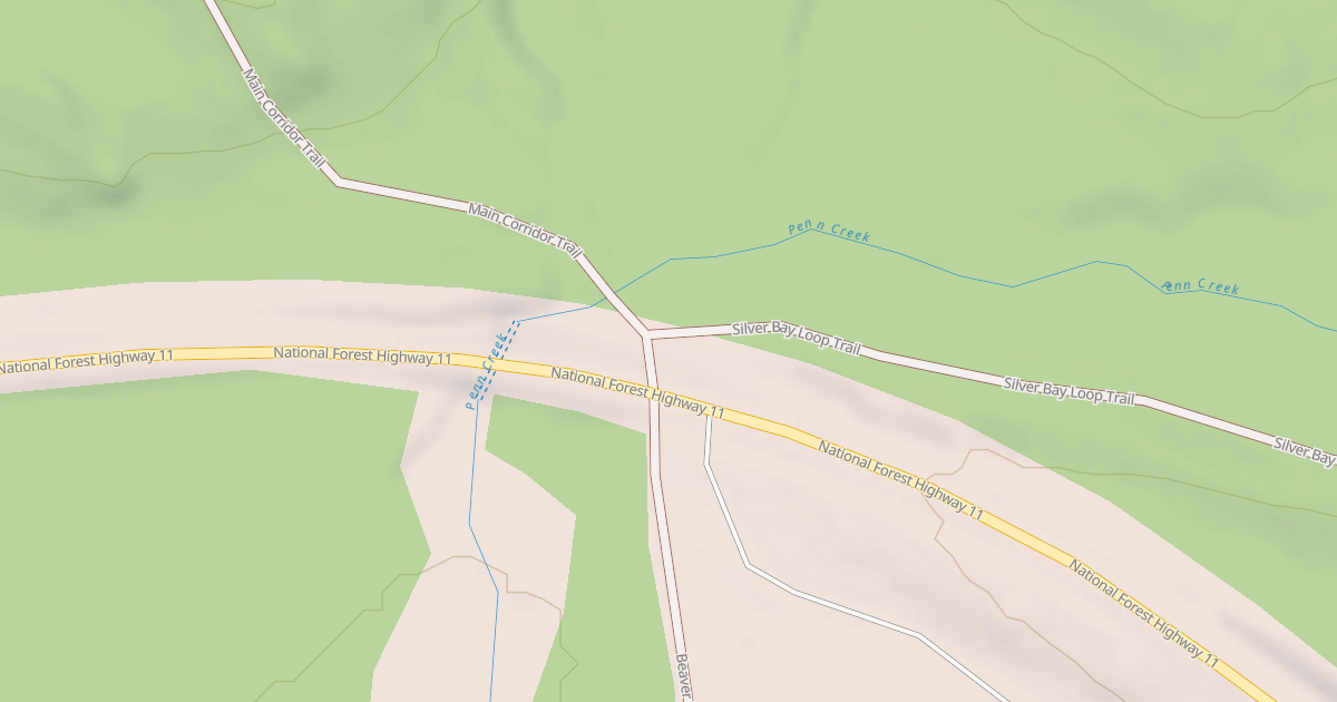 Map preview of Red Dot Trail