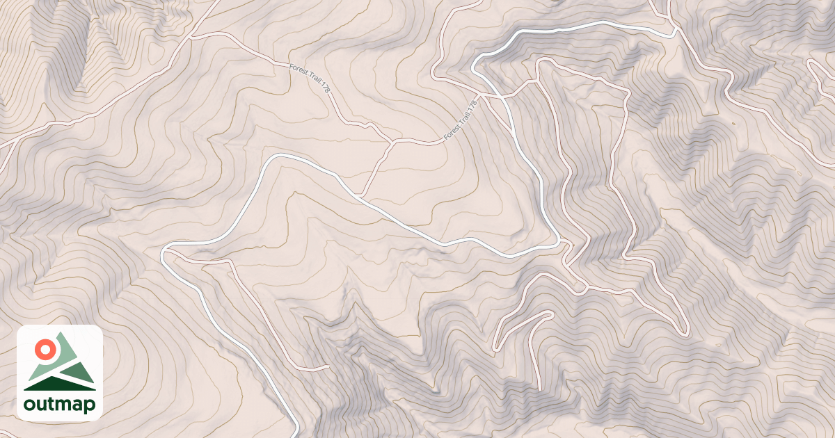 Map of WEST DRY-HUNTLEY