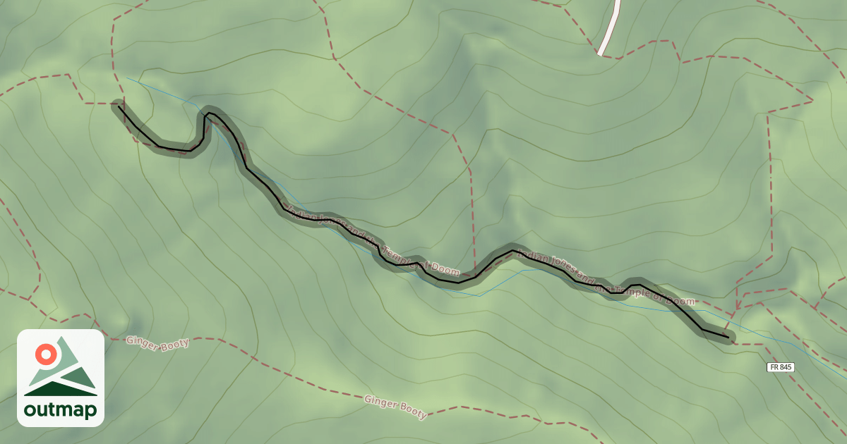Map of Indian Jones and the Temple of Doom