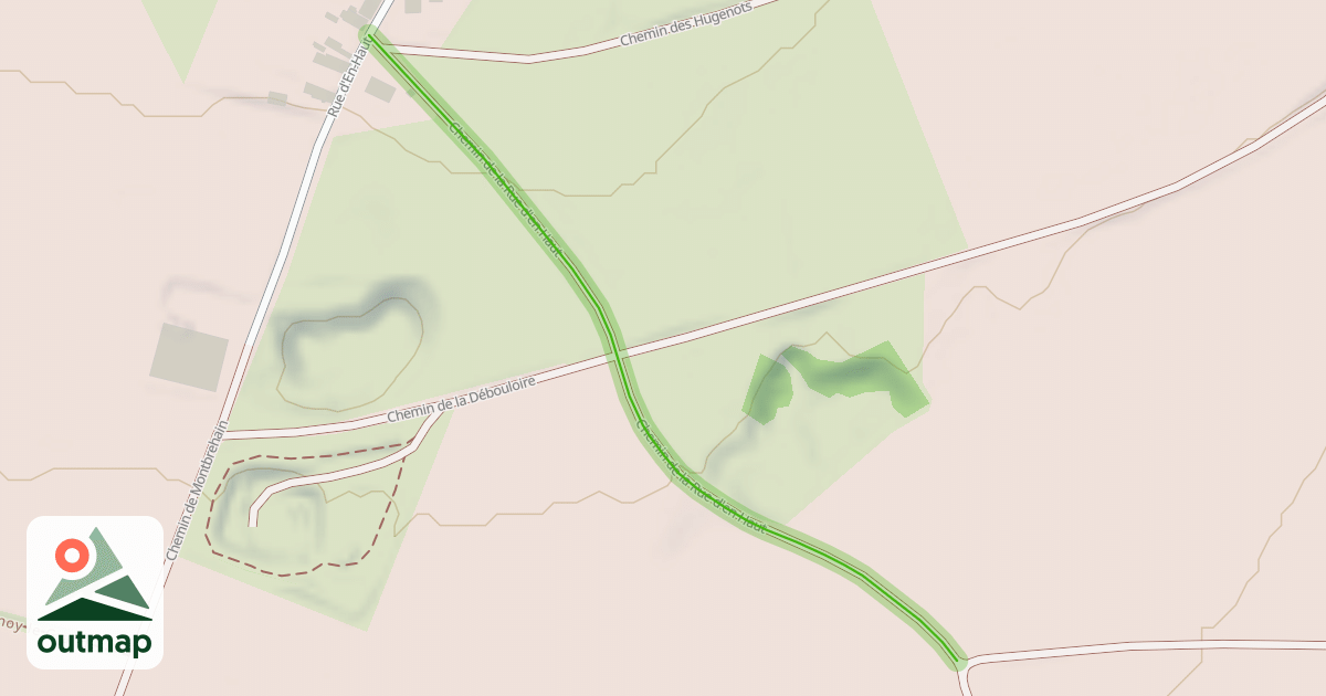 Map of Chemin de la Rue d'en Haut