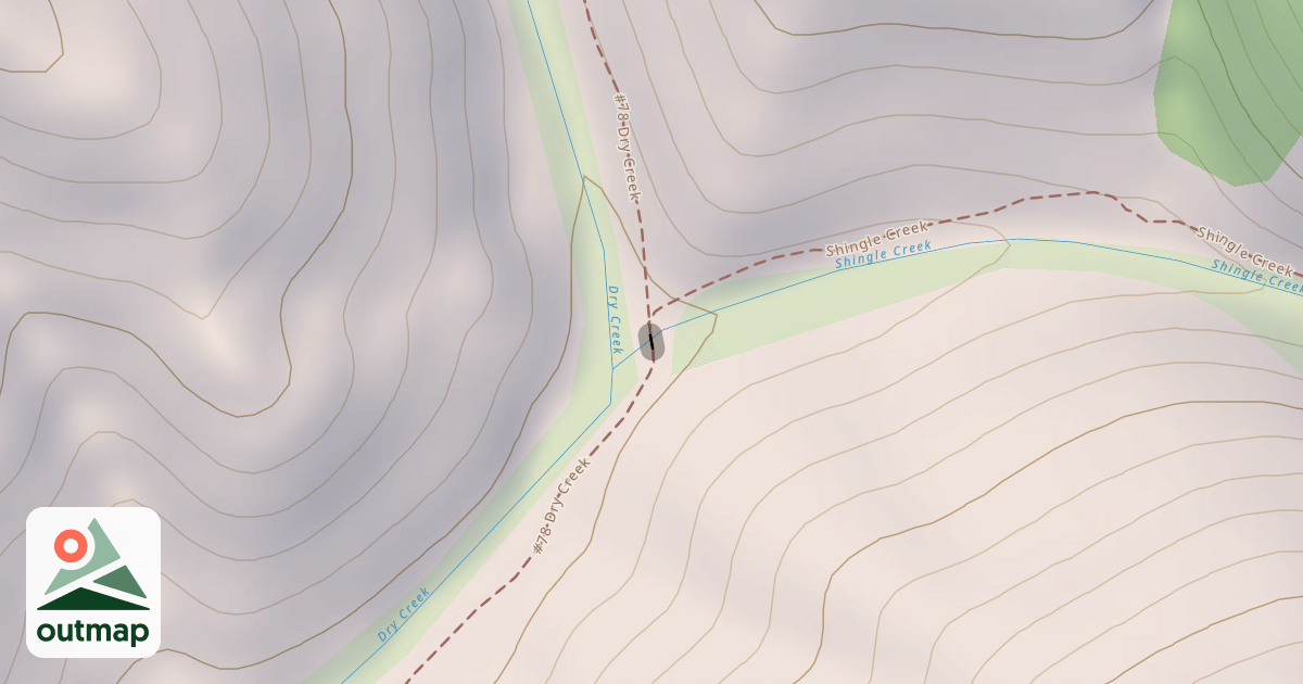 Map of #78 Dry Creek
