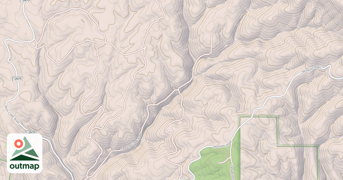 Map of CROSIER RUN