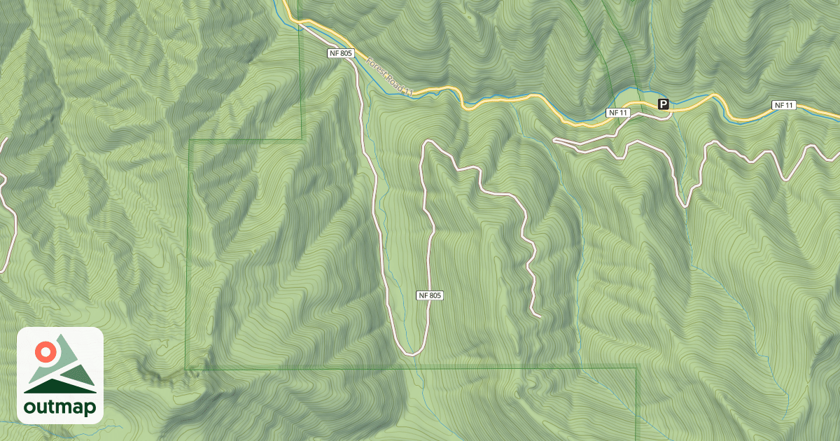 Map of GALENA CREEK RD