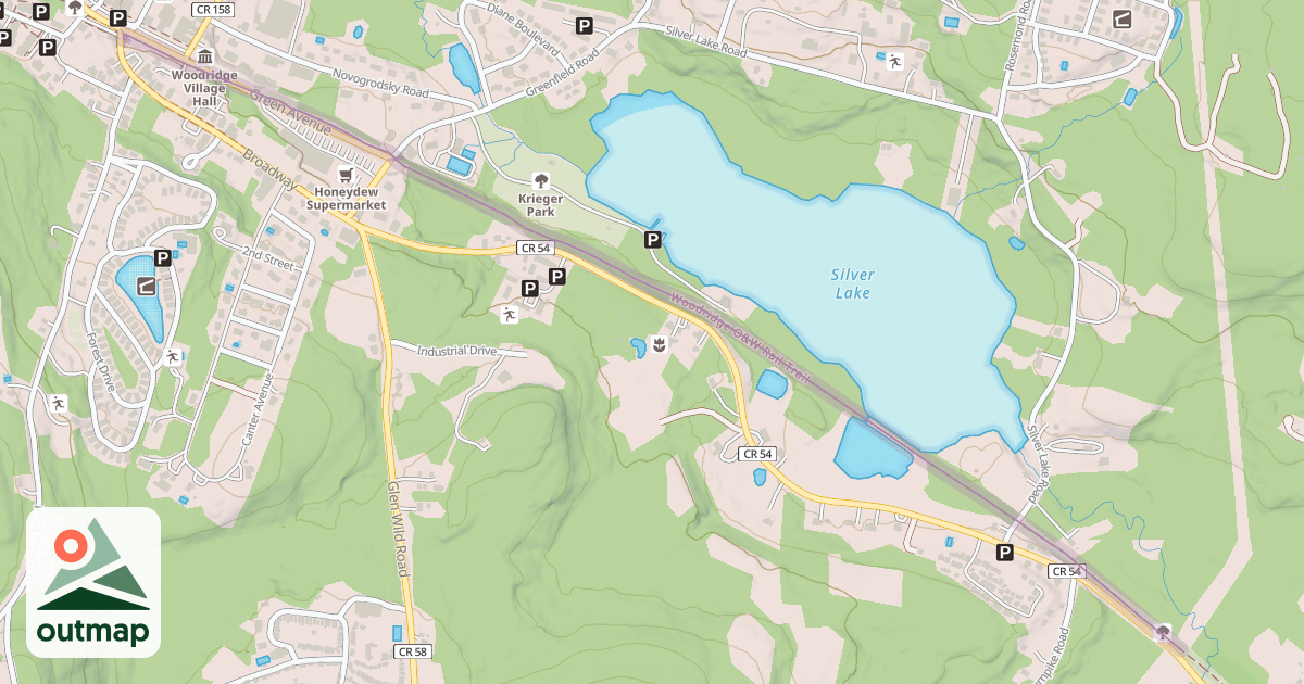 Map of Woodridge O&W Rail Trail