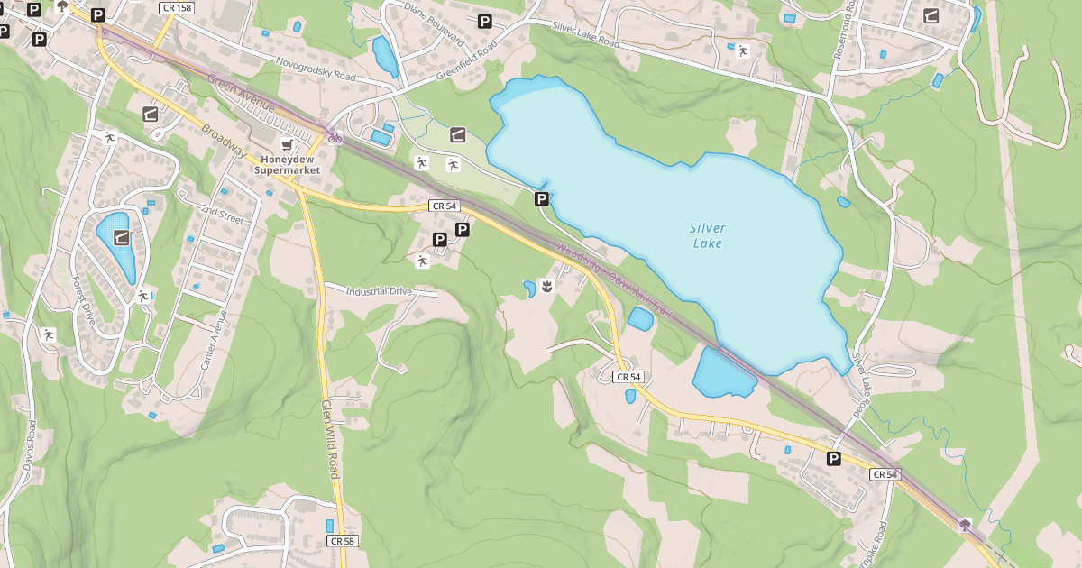 Map preview of Woodridge O&W Rail Trail