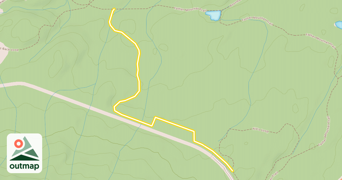 Map of Caposey Cut Off