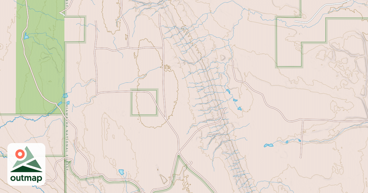 Map of COLE CREEK