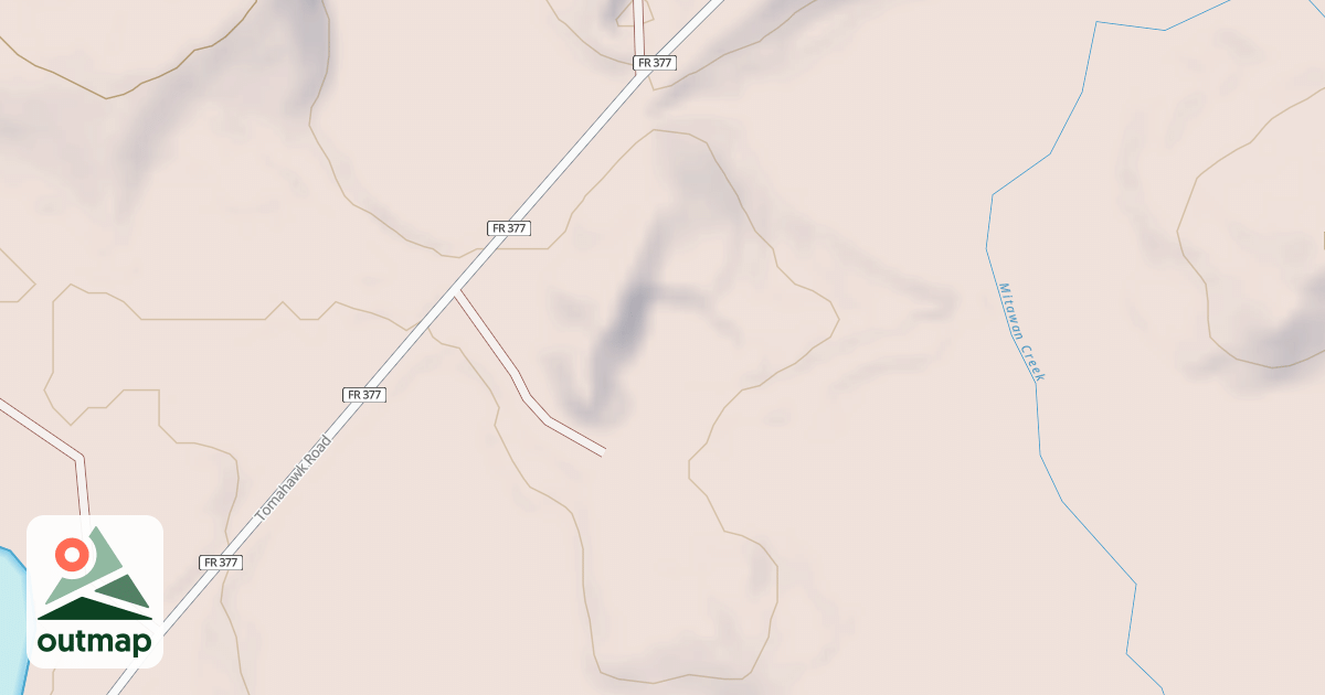 Map of MITAWAN CREEK PIT