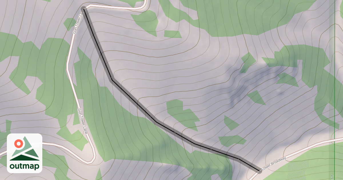 Map of Lower Christmas Bowl
