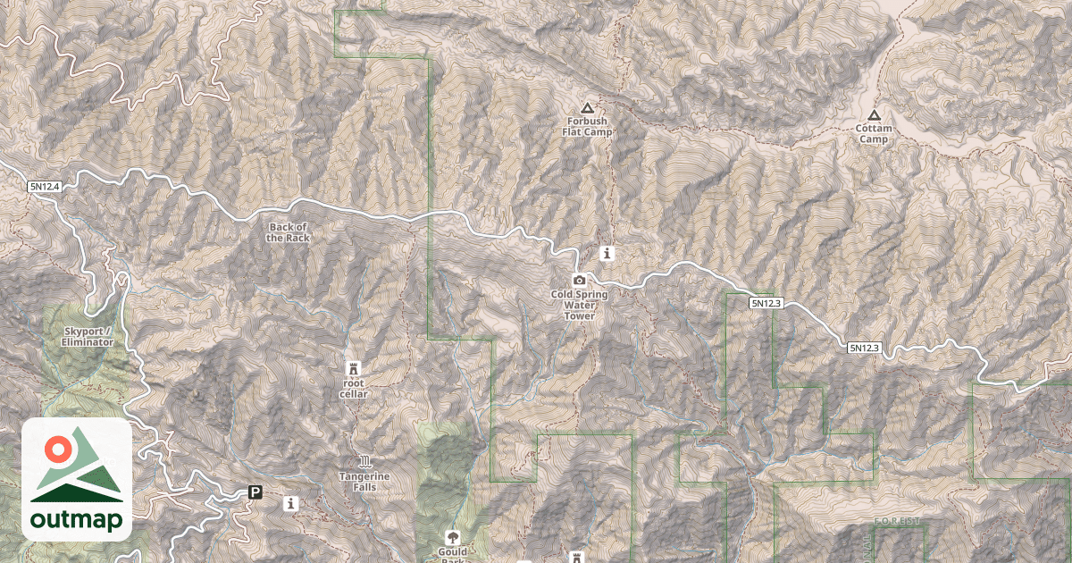 Map of EAST CAMINO