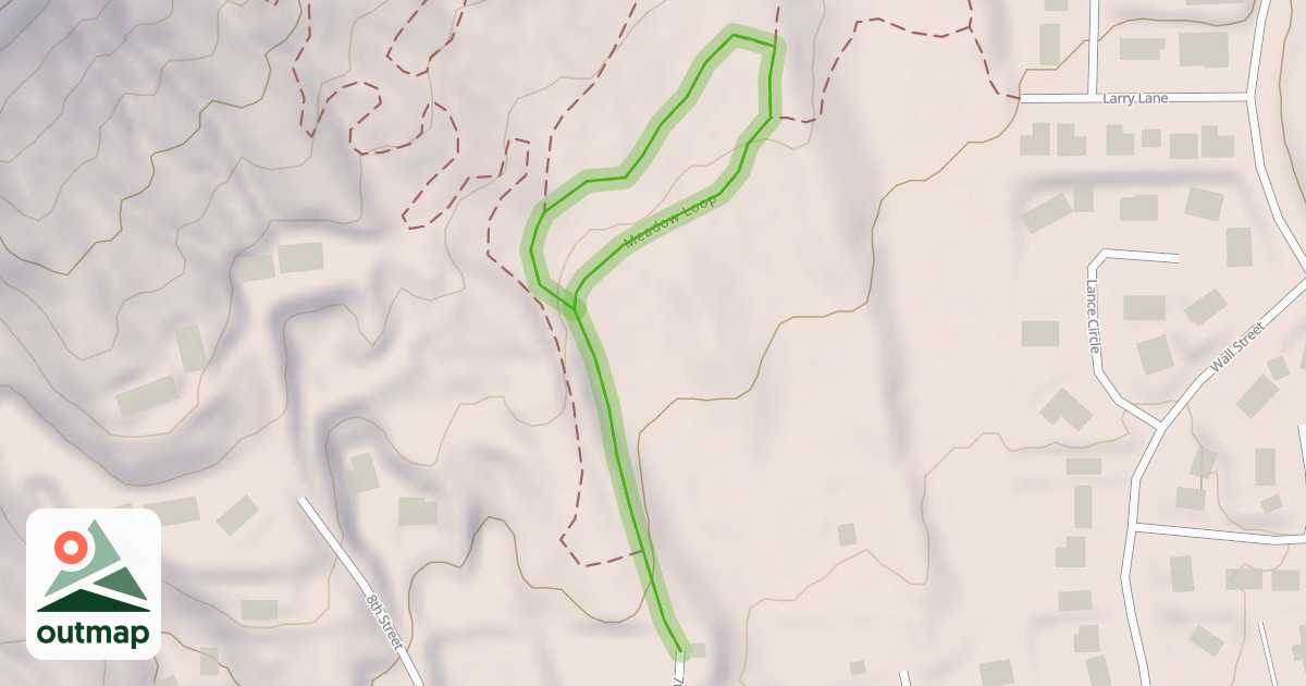 Map of Meadow Loop