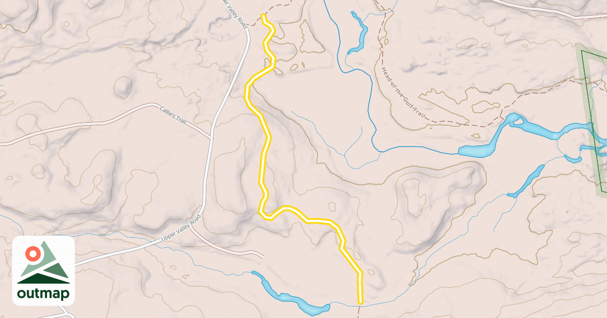 Map of Lodge to Lodge Trail