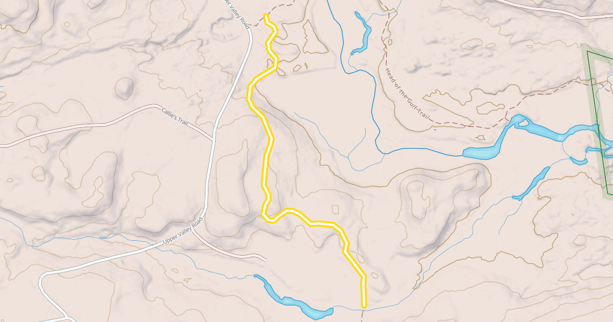 Map preview of Lodge to Lodge Trail