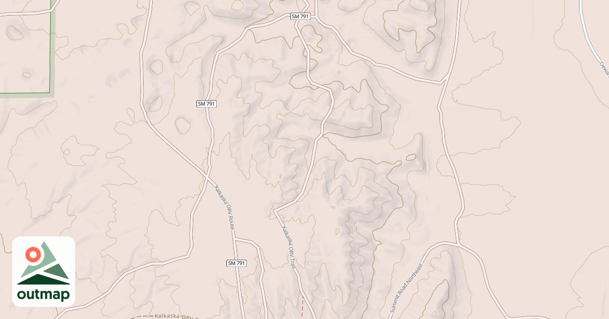 Map of Kalkaska Trail