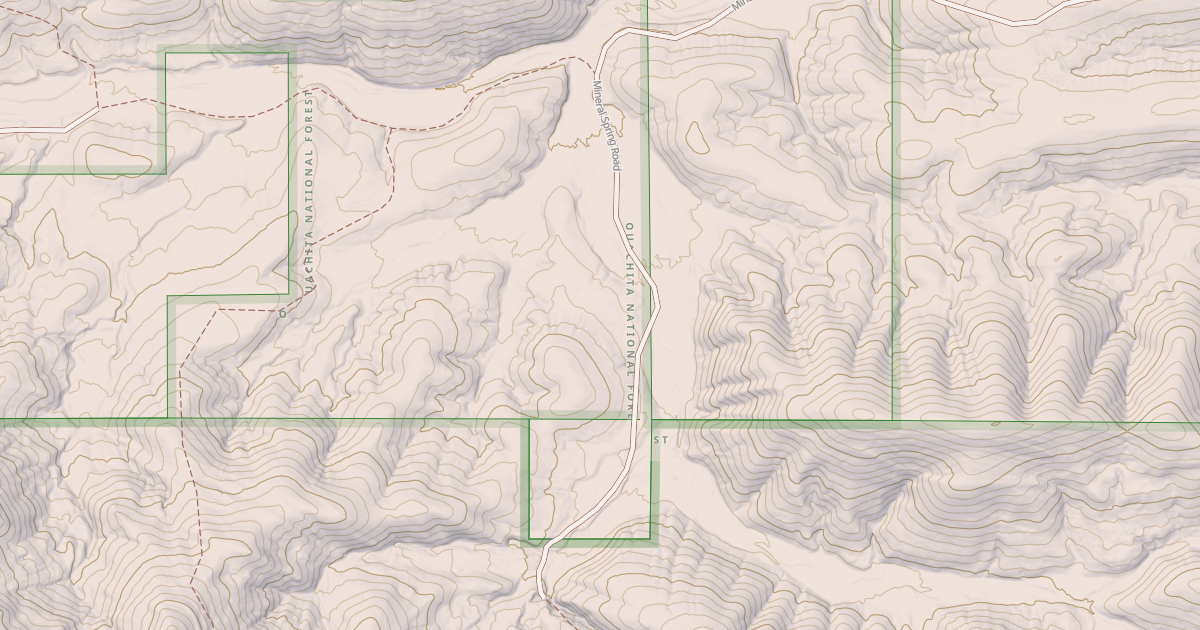 Map preview of MINERAL SPRINGS NORTH