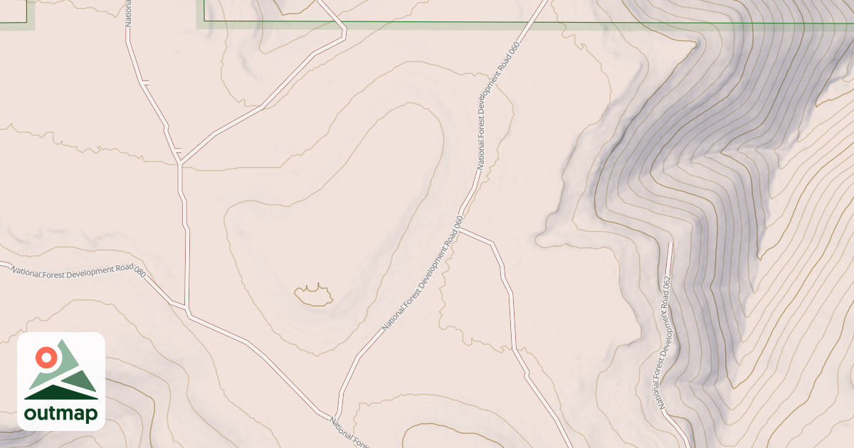 Map of USFS Motor Vehicle Use Map Roads {0BACA39C-36C2-4FA2-BC3C-3E1B5D9B80ED}