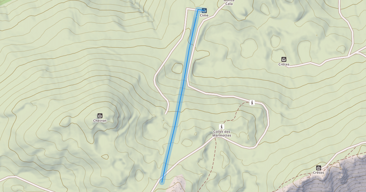 Map preview of Marmottes