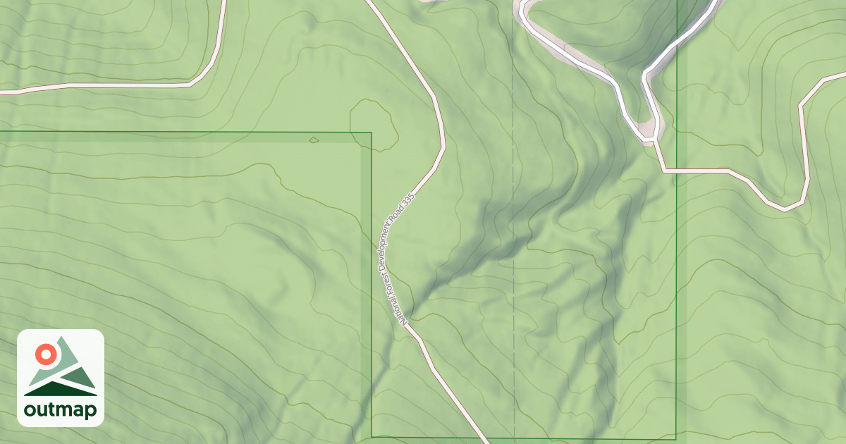 Map of USFS Motor Vehicle Use Map Roads {7C524E91-924F-45BE-8DC6-BE60B1E2B29B}