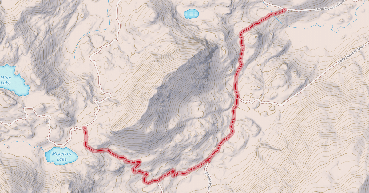 Map preview of Kid Mountain Loop