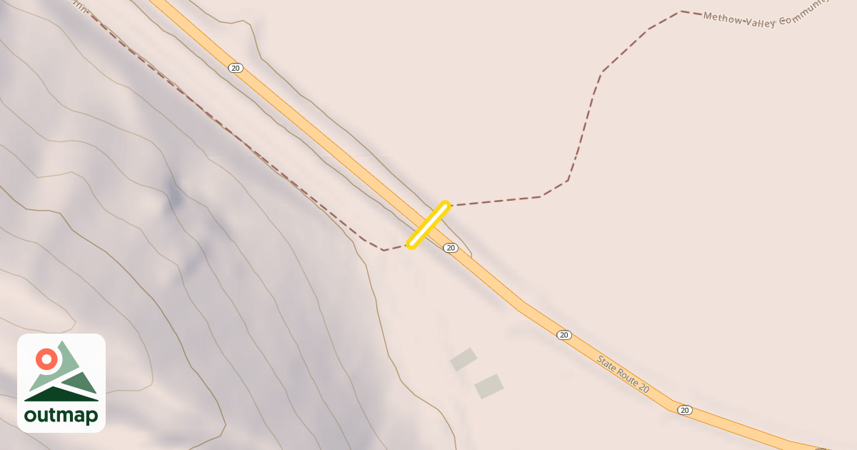 Map of Methow Valley Community Trail- Mazama to Freestone Inn