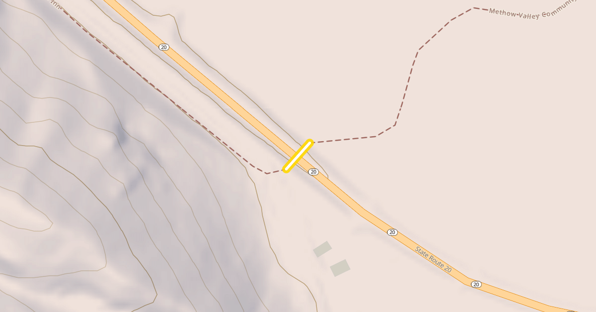 Map preview of Methow Valley Community Trail- Mazama to Freestone Inn