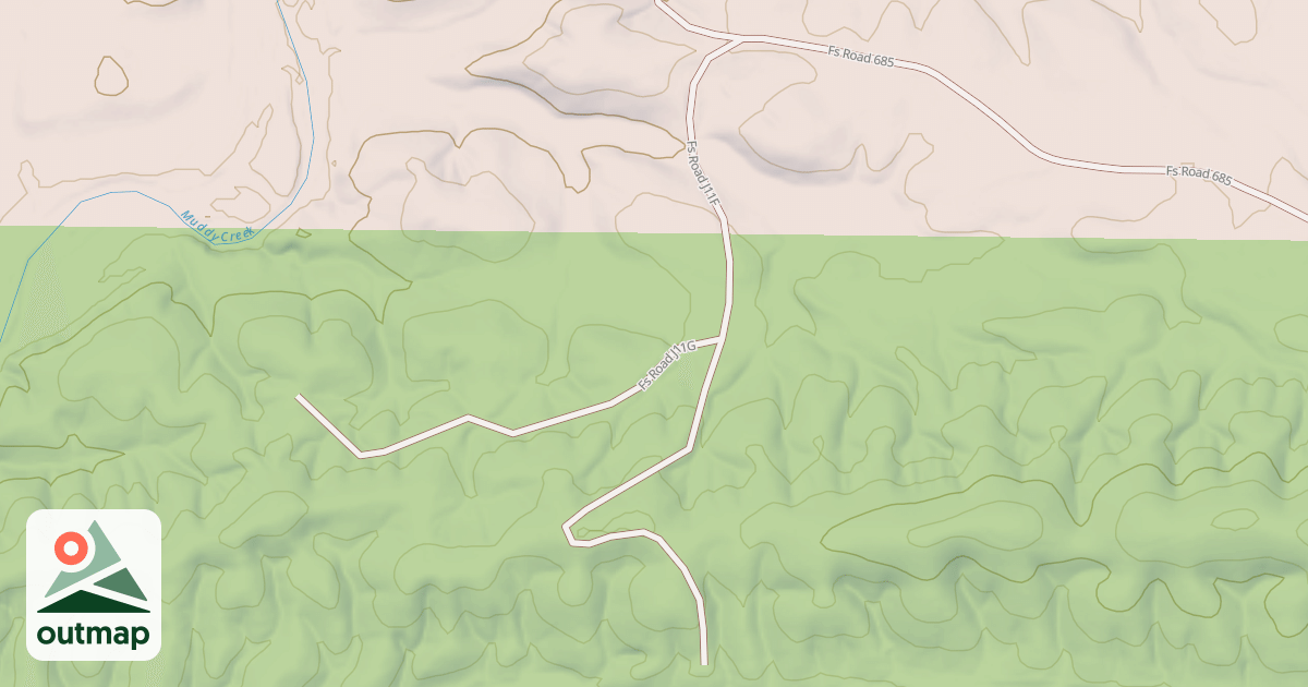 Map of USFS National Forest System Roads {061F26D0-343C-4F0D-ACC6-B267F360340B}