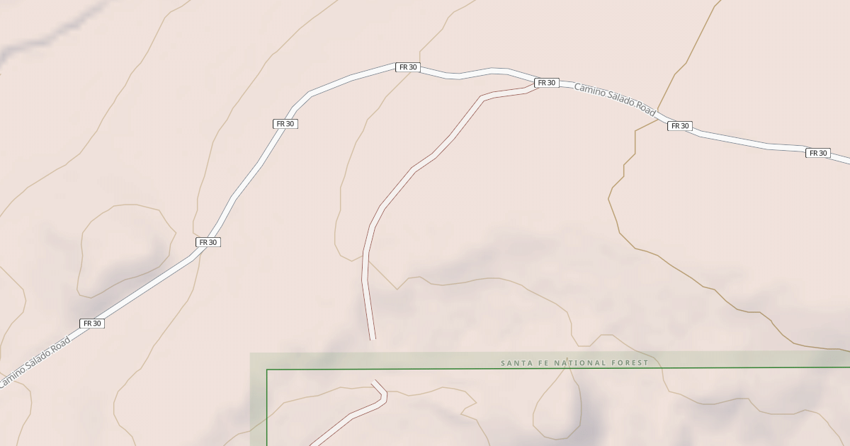 Map preview of USFS Motor Vehicle Use Map Roads {7BA9E1EB-47EC-4FAA-9565-D9E1225D9337}