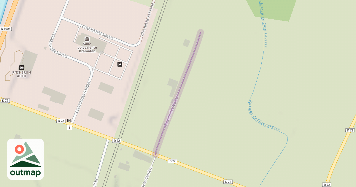 Map of Chemin des Mariez