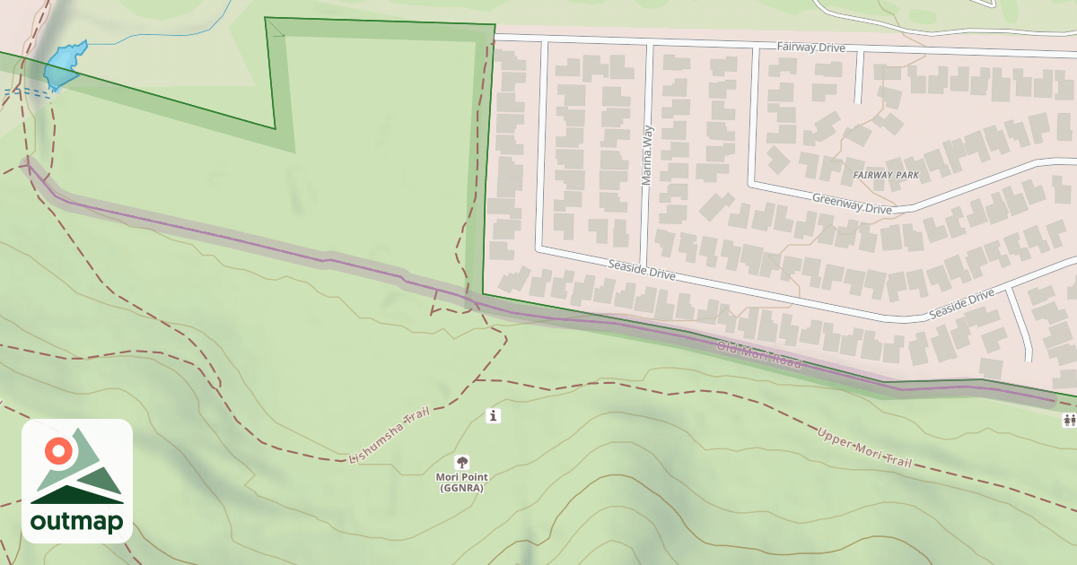Map of Old Mori Road