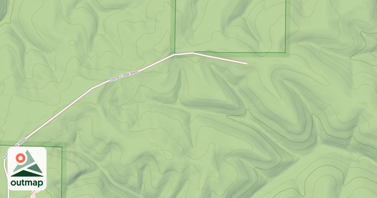 Map of PAYNE CREEK WEST
