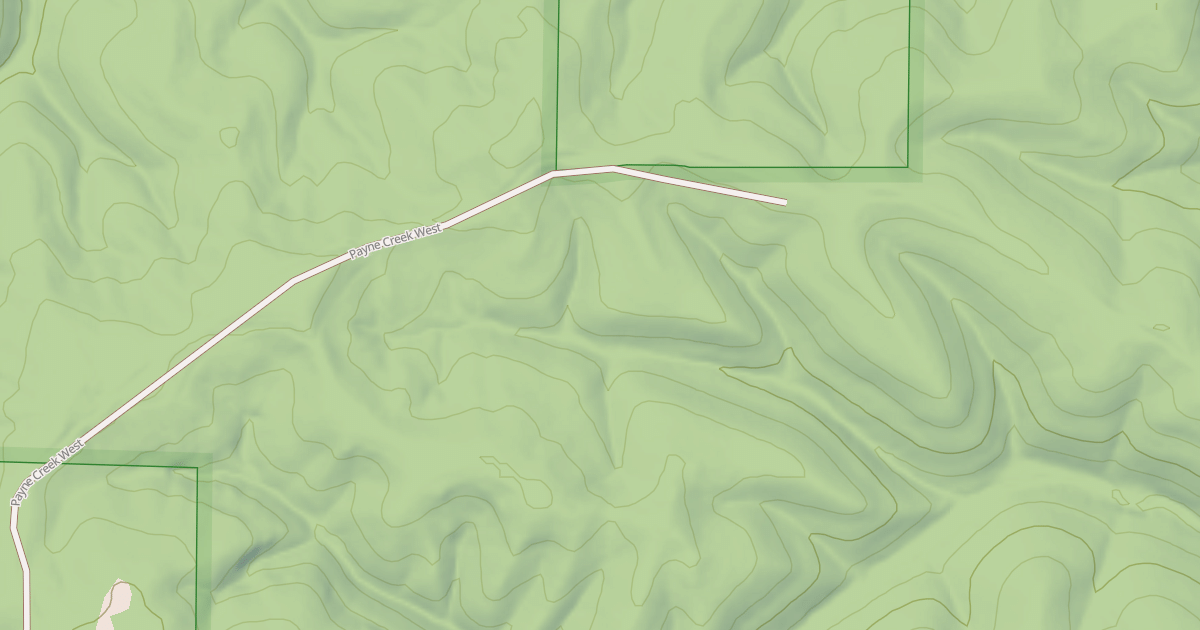 Map preview of PAYNE CREEK WEST