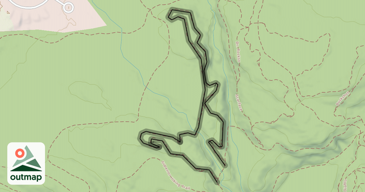 Map of Merritt Creek