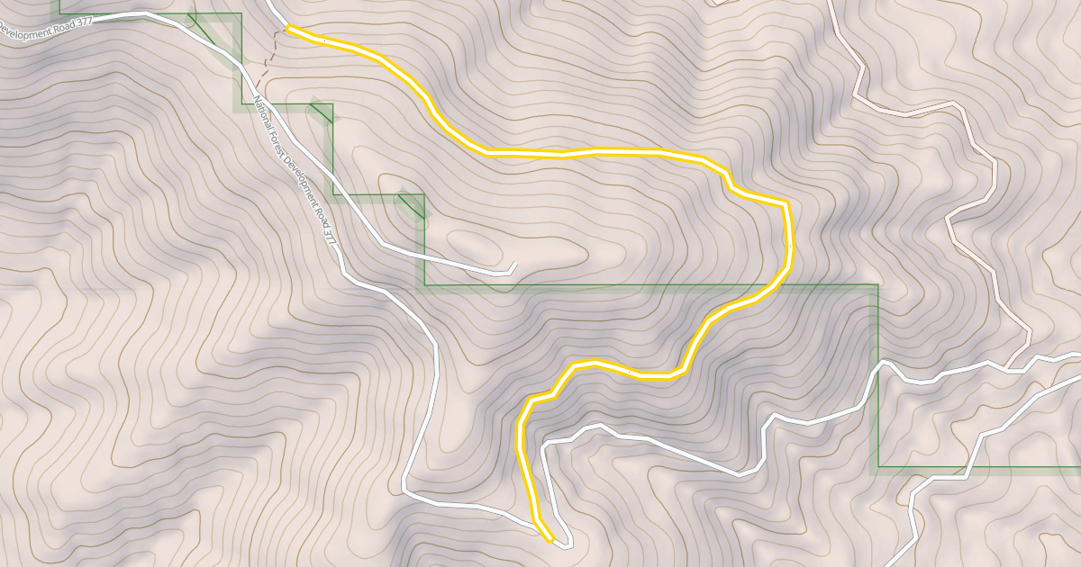 Map preview of USFS 3611