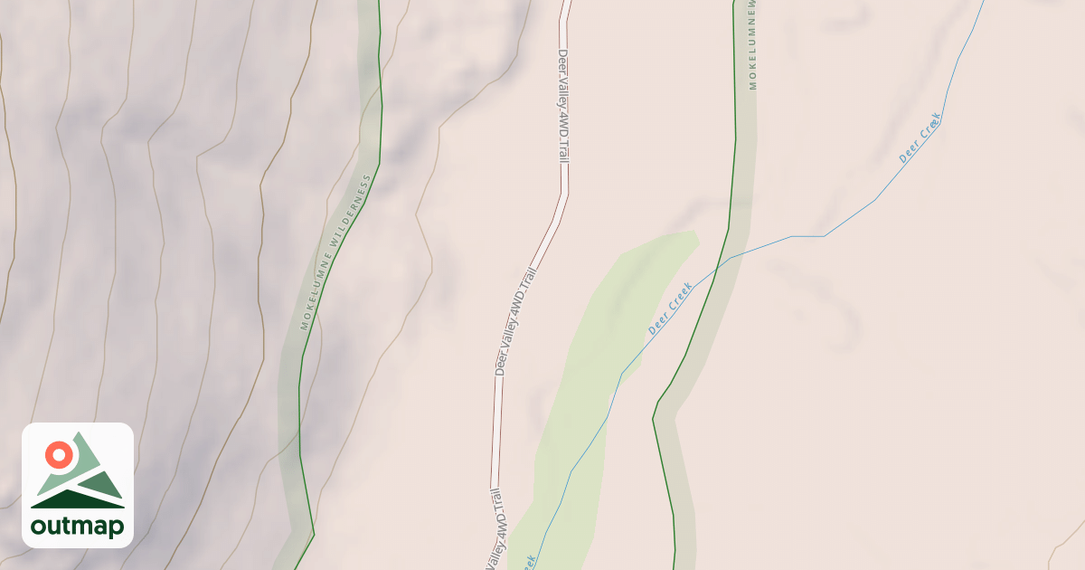 Map of DEER VALLEY SOUTH 4WD