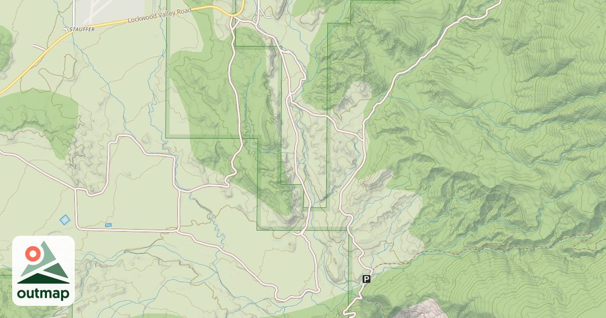 Map of LOCKWOOD CR.