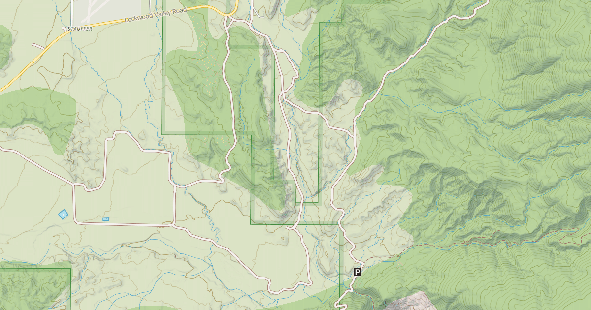 Map preview of LOCKWOOD CR.