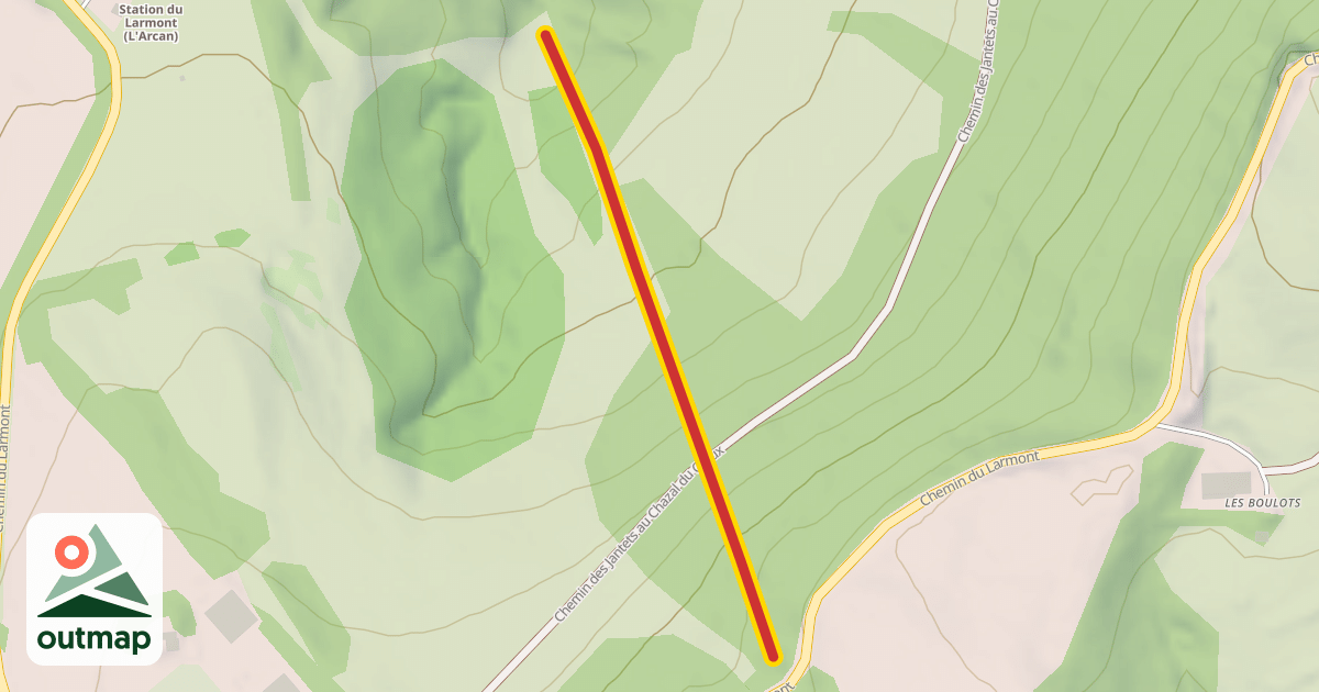 Map of Téléski du Schuss