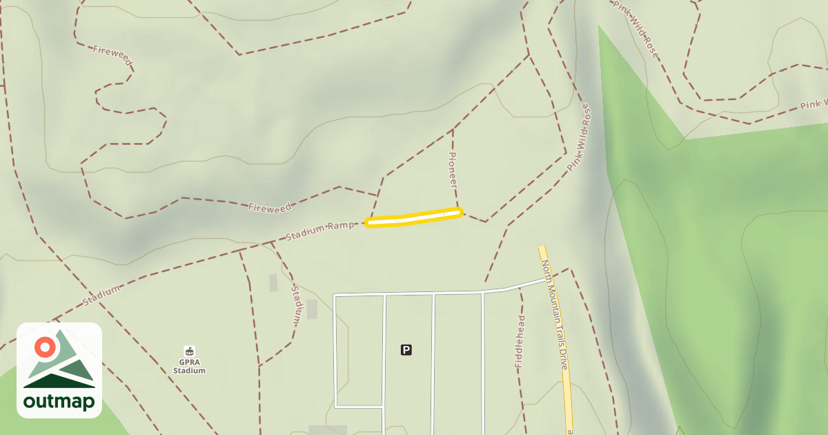 Map of Pioneer Loop