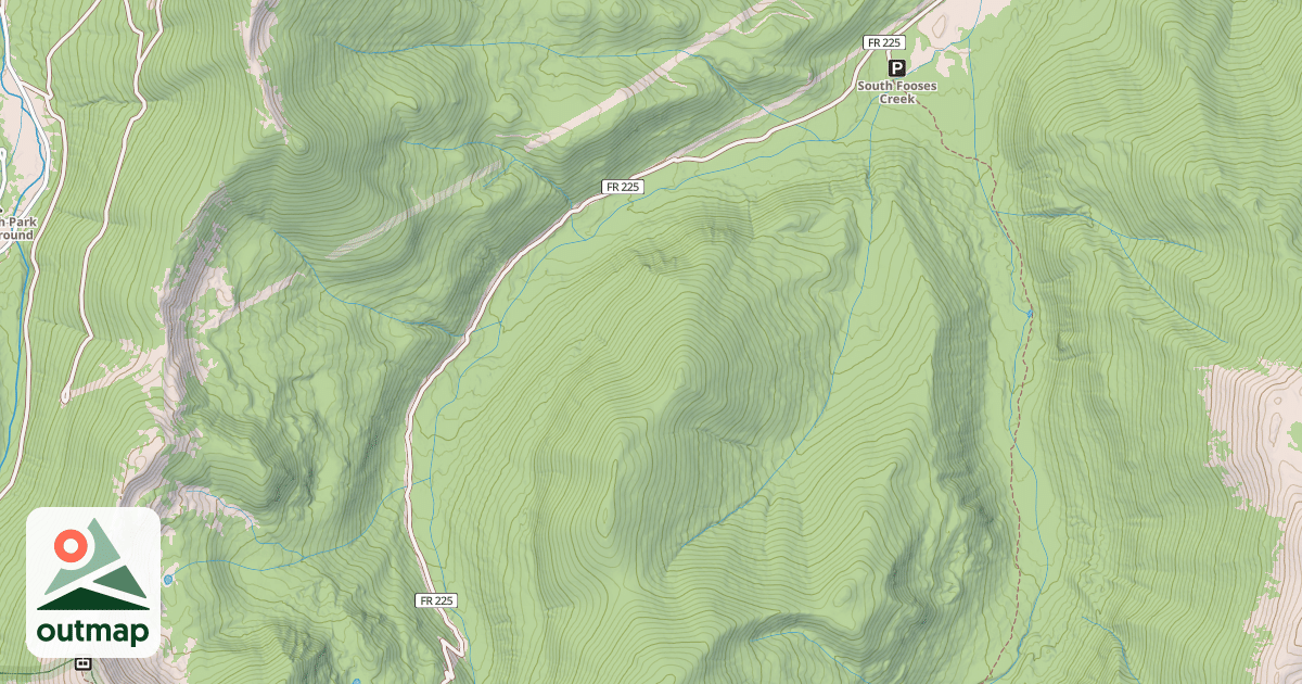 Map of FOOSES CREEK