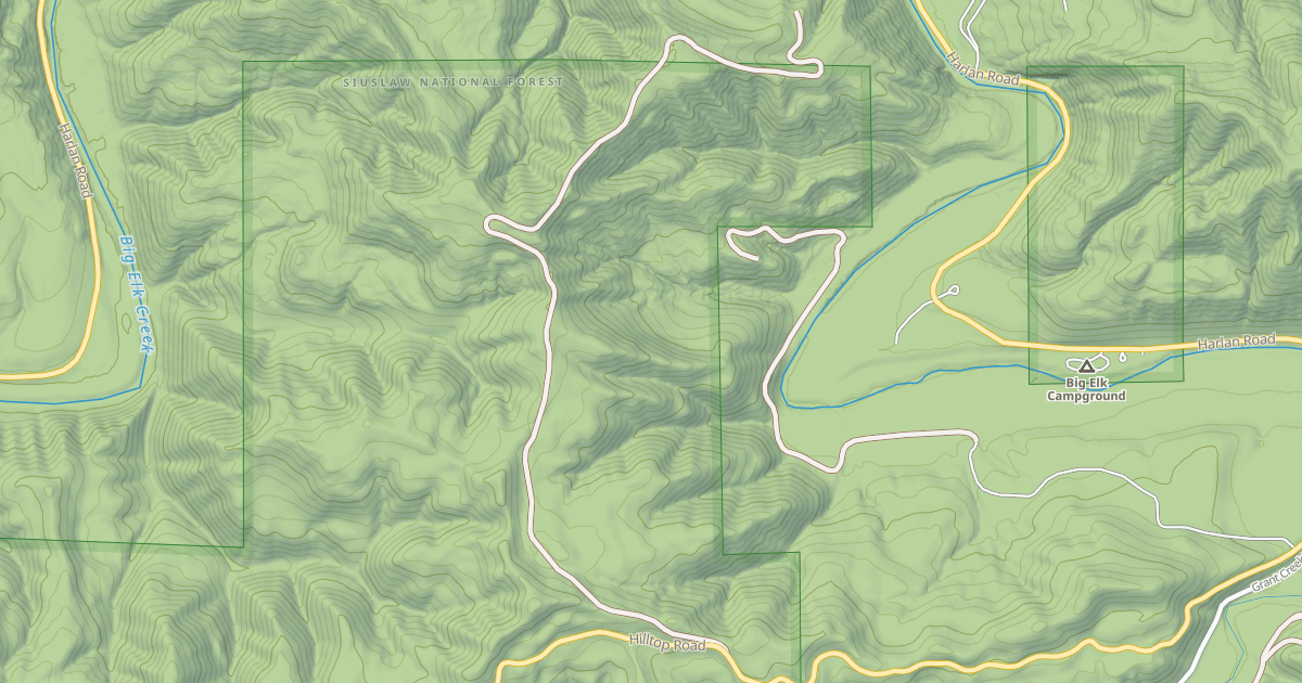 Map preview of USFS National Forest System Roads {707083A6-45F5-4ABE-85C1-3612871DC4EA}