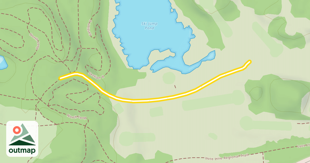 Map of Green Meadow Loop