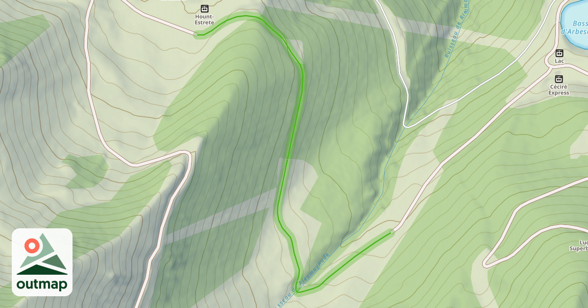 Map of Chemin des Biches