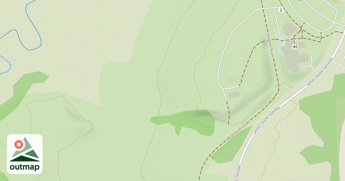 Map of Snow Tubing Hill