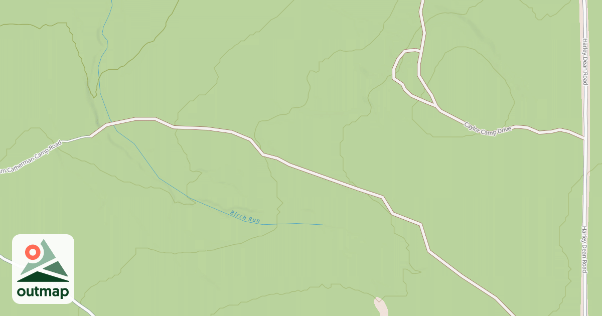 Map of S.B. Elliott State Park Snowmobile Trails