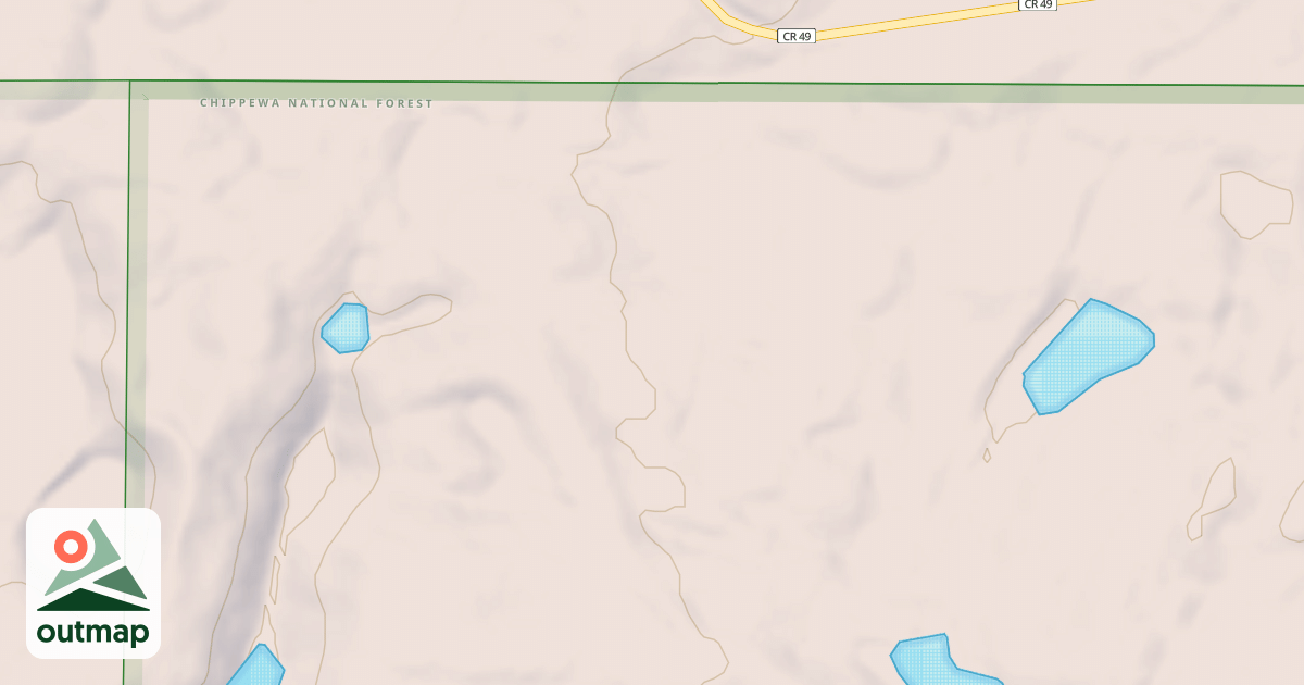 Map of EAST BALDY LAKE