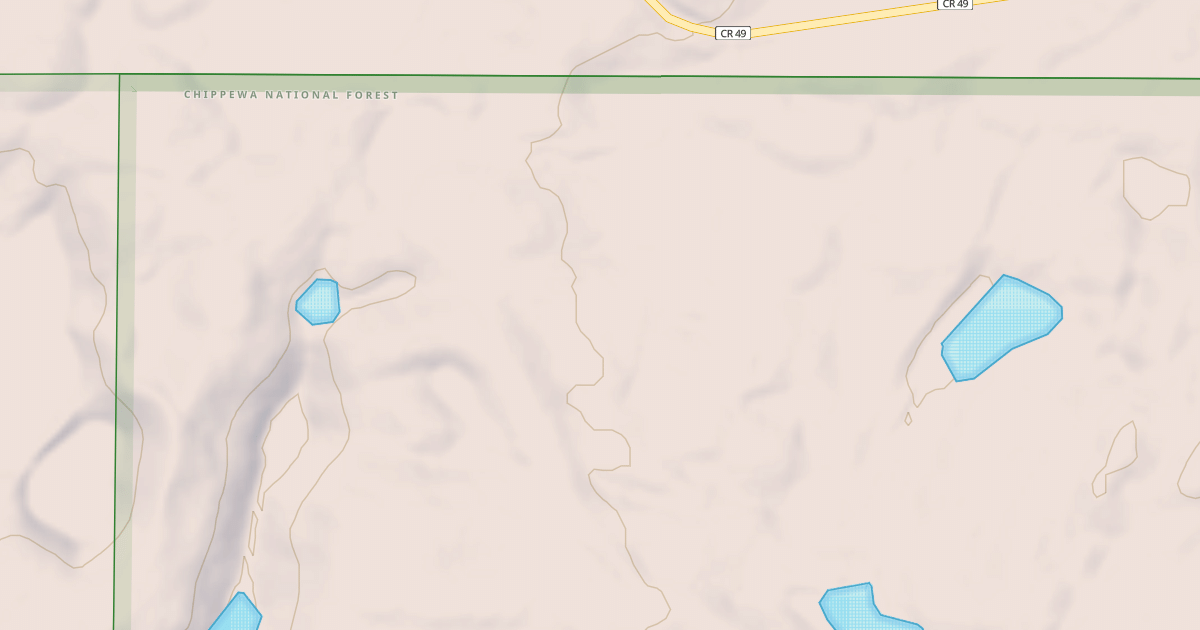 Map preview of EAST BALDY LAKE
