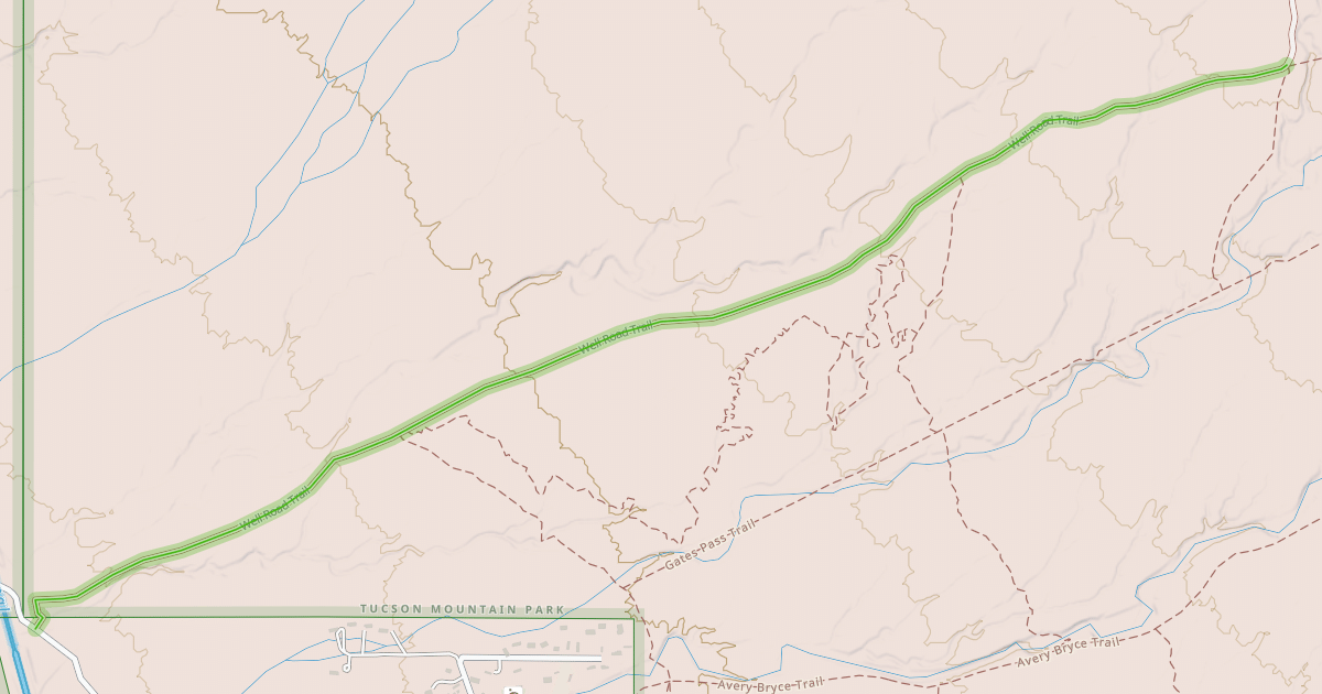 Map preview of Well Road Trail