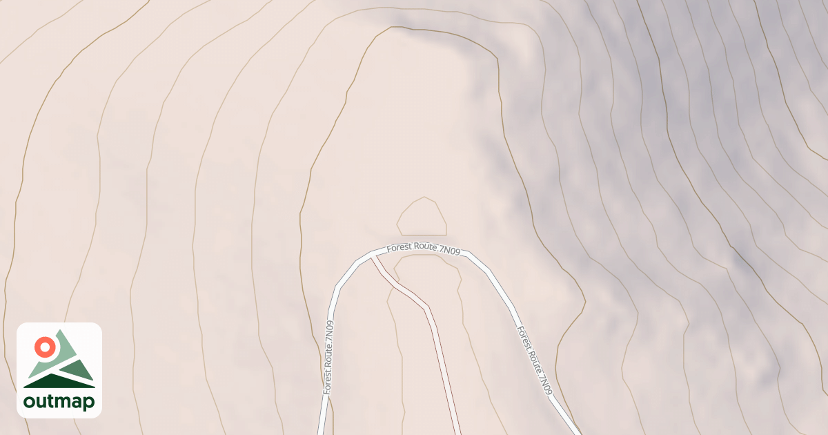 Map of USFS Motor Vehicle Use Map Trails 322367010602