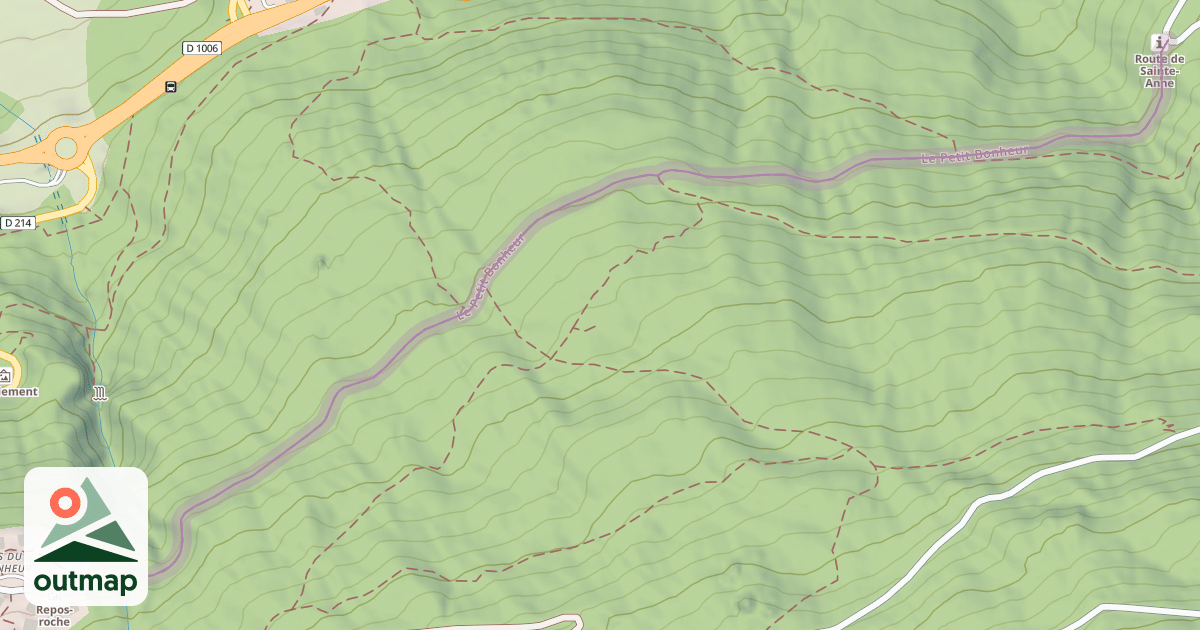 Map of Le Petit Bonheur