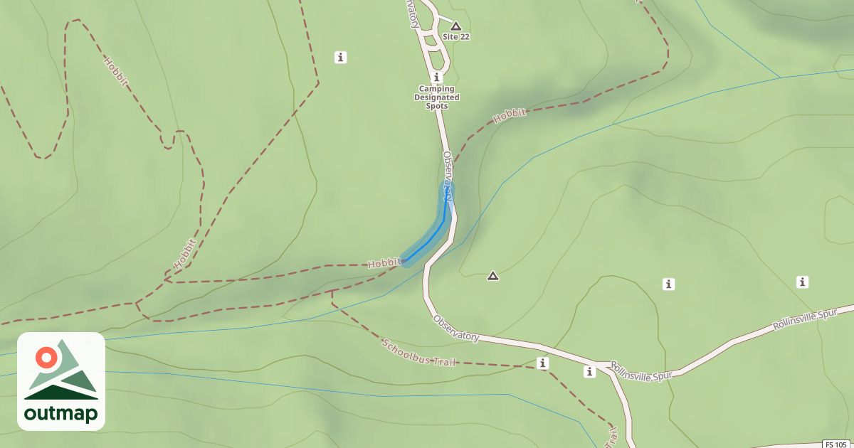 Map of Sw Haul Road Trails